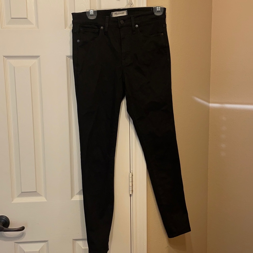 Black Madewell Highrise Skinny Jeans Size 28